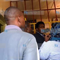 Narok Senator Ledama Ole Kina at Kilimani Police station