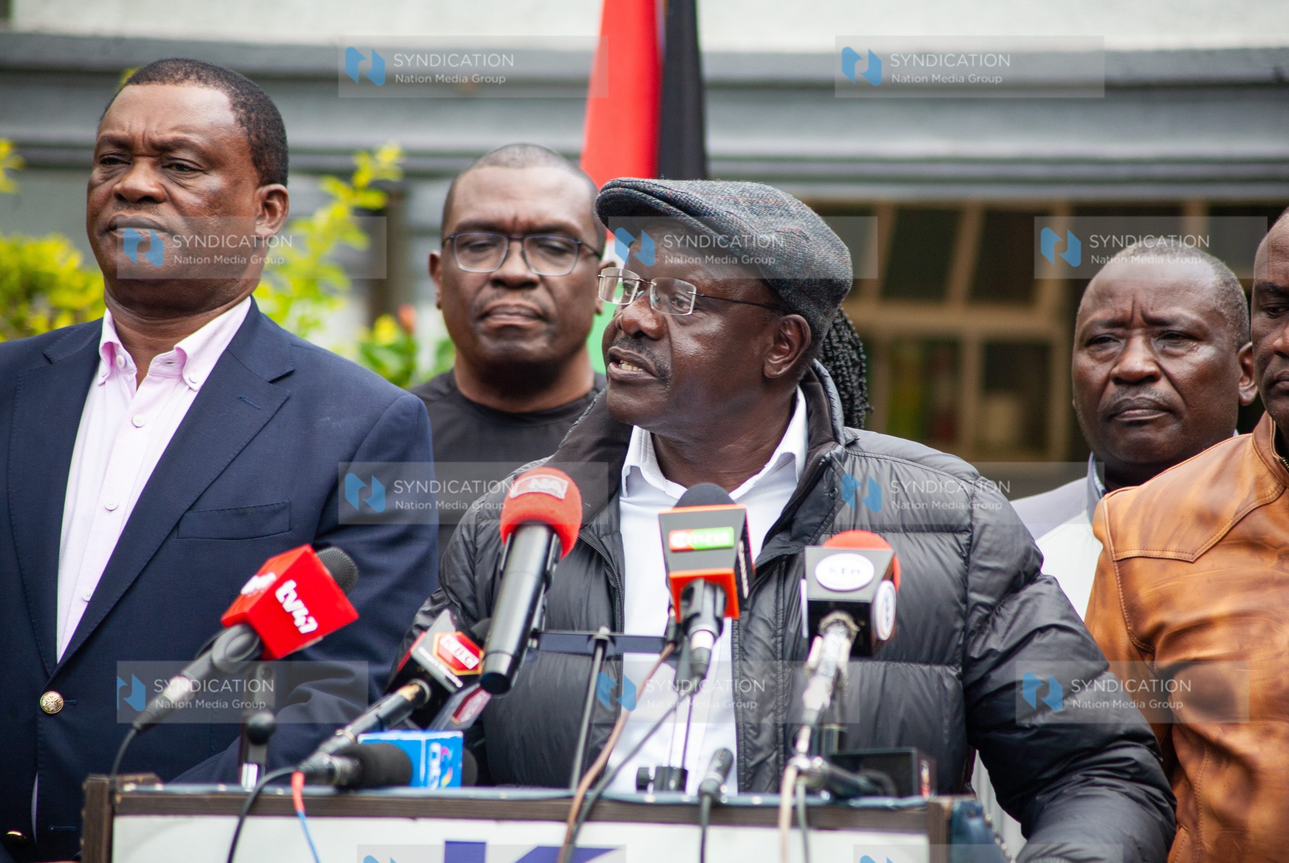 Dr. Mukhisa Kituyi addresses journalists