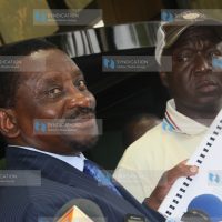 Jakoyo Midiwo (right) with Senator James Orengo