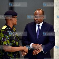 Defence Cabinet Secretary Aden Duale (right)