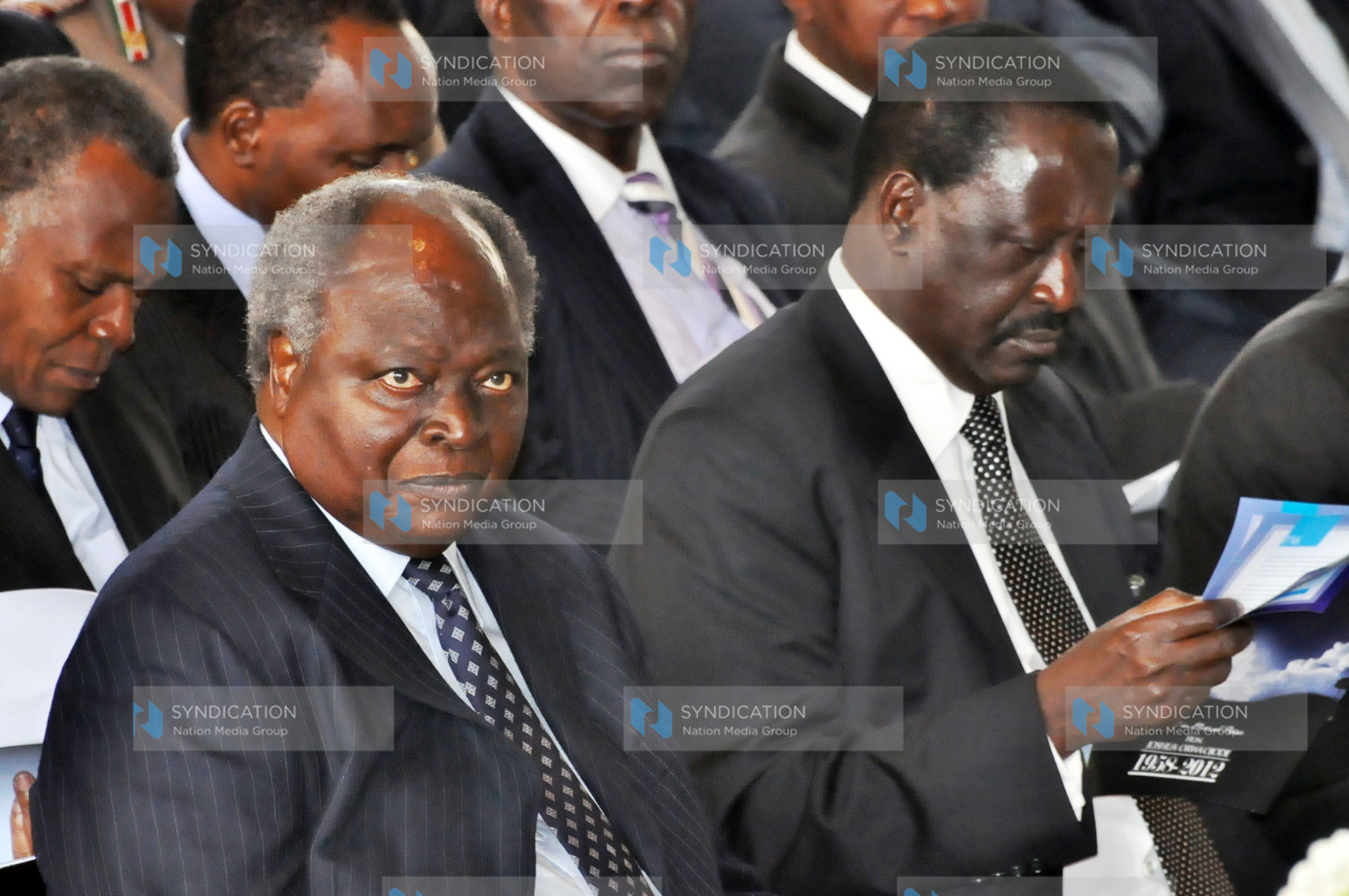 Funeral service for the late Assistant Minister for Internal Security, Orwa Ojede