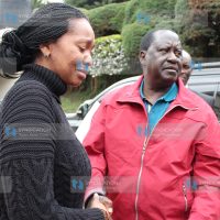 CORD leader Raila Odinga consoles Debrah Ntimama