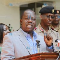 Internal Security CS Fred Matiang'i address a joint press conference