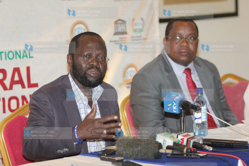 Press conference at Sovereign Hotel in Kisumu County