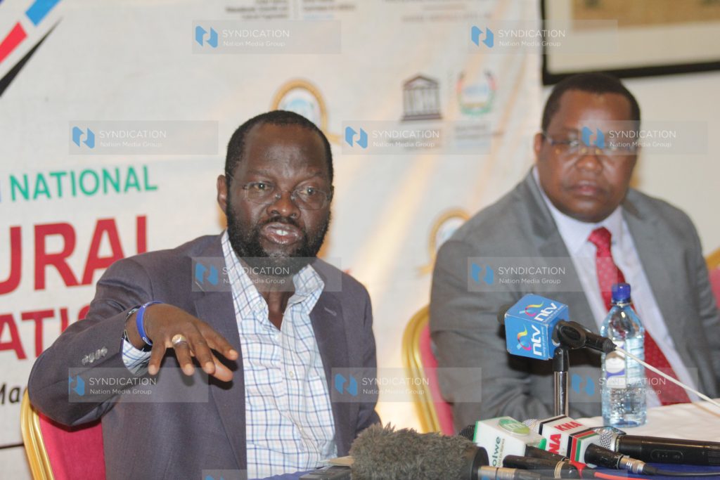 A press conference at Sovereign Hotel in Kisumu County