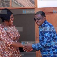 Homa Bay Governor Gladys Wanga with her counterpart from Siaya James Orengo