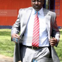 ODM MP William Ruto after addressing the press