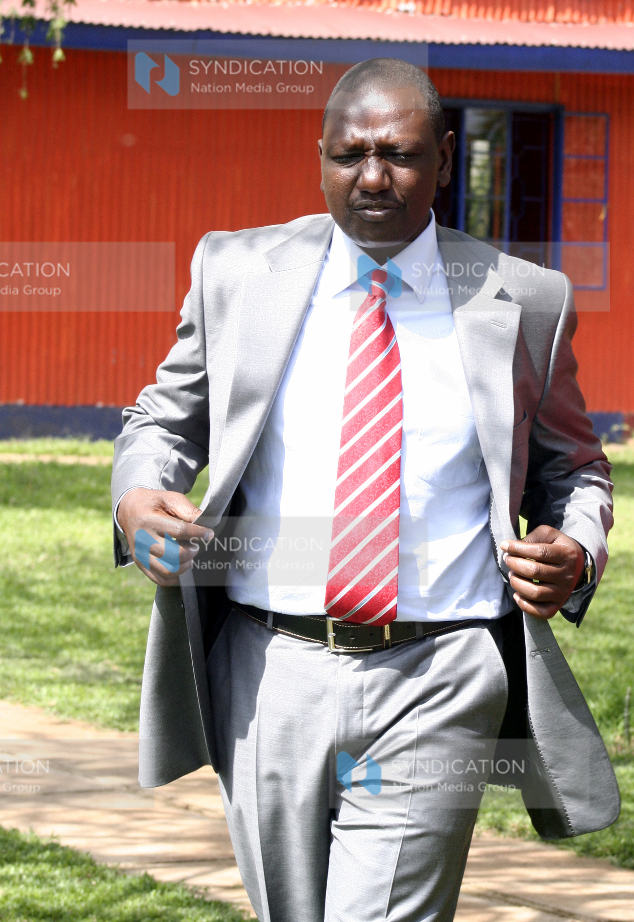 ODM MP William Ruto after addressing the press