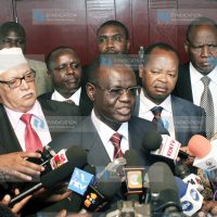 Kiraitu Murungi address journalists