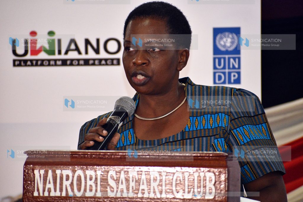 IEBC Deputy Commission Secretary (DCS)- Operations and Directors Ruth Kulundu