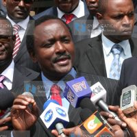 Vice President Kalonzo Musyoka addresses journalists