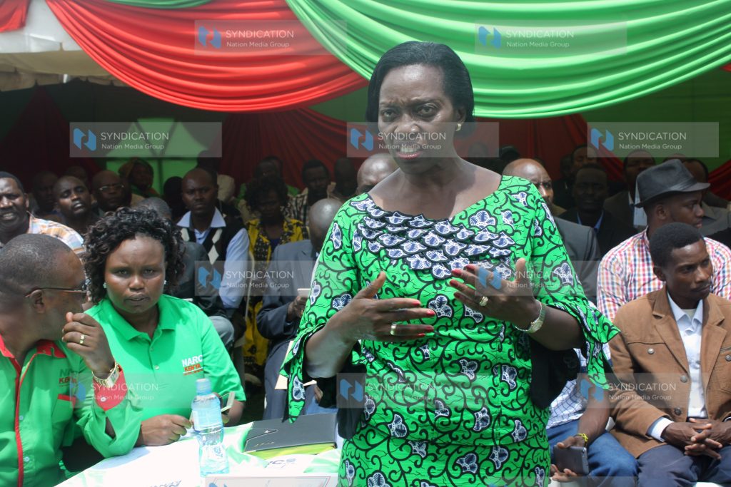 Narc Kenya party leader Martha Karua