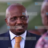 Moses Kuria during the swearing in of Principal Secretaries