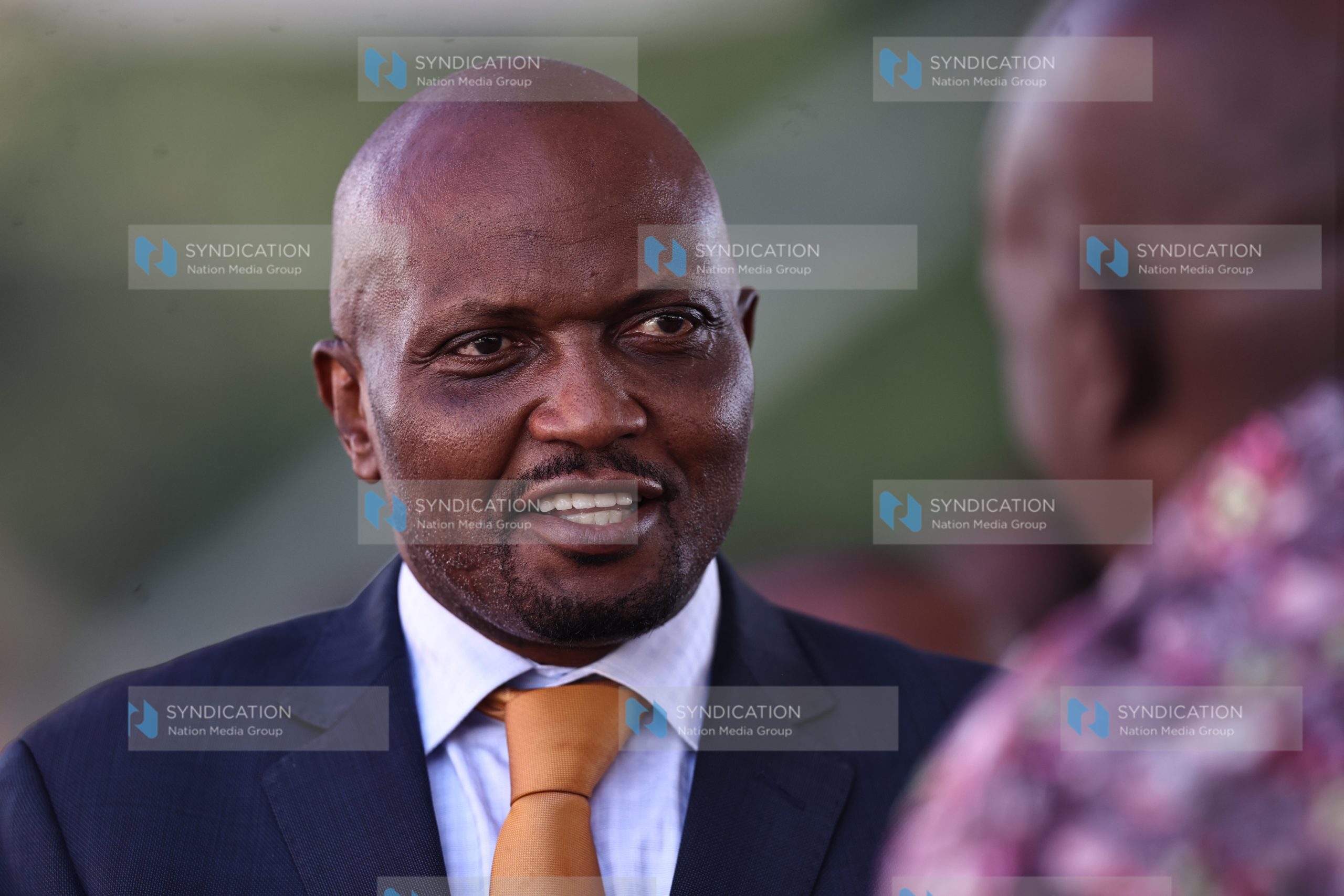 Moses Kuria during the swearing in of Principal Secretaries