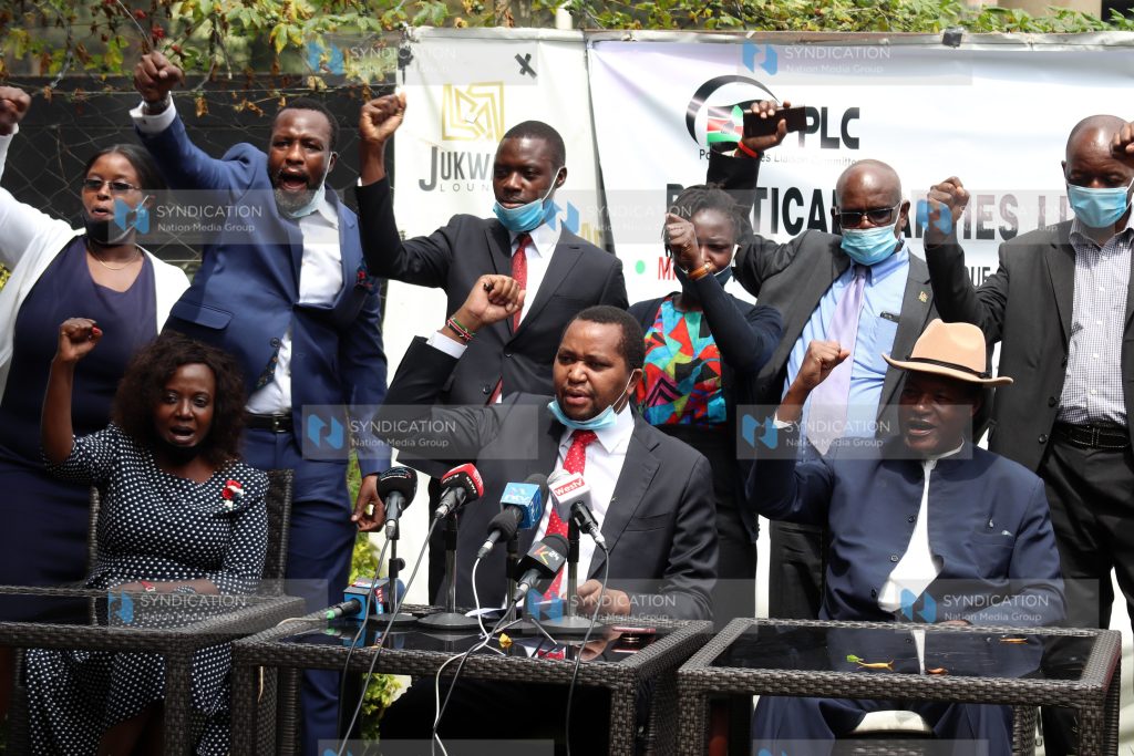 Press briefings in Nairobi