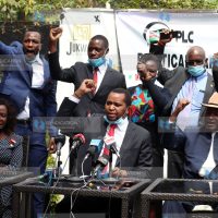 Press briefings in Nairobi