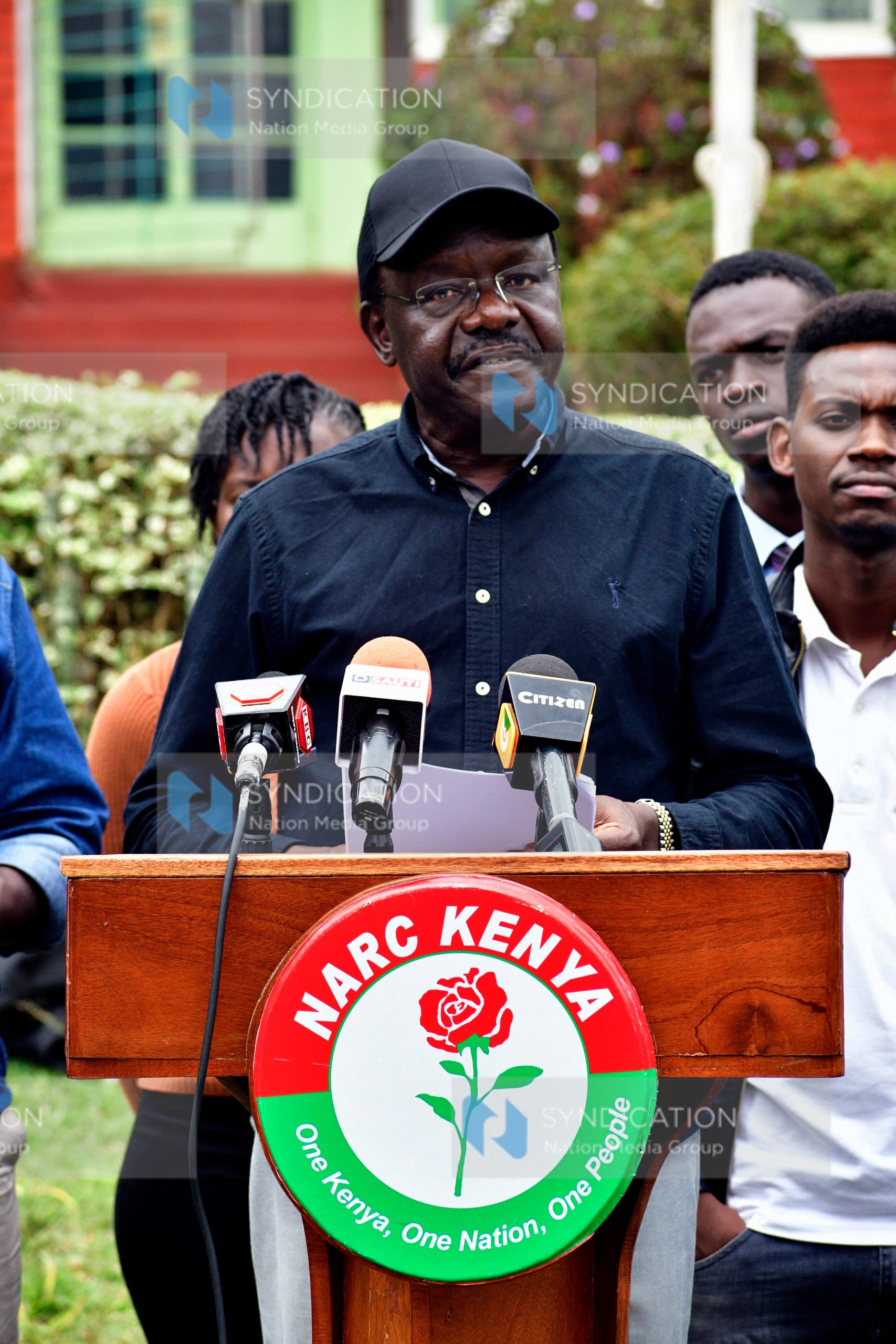 Dr. Mukhisa Kituyi addressing media on the state of the nation