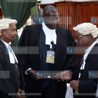 Senior Counsels Prof Githu Muigai Prof Tom Ojienda and Prof Kithure Kindiki