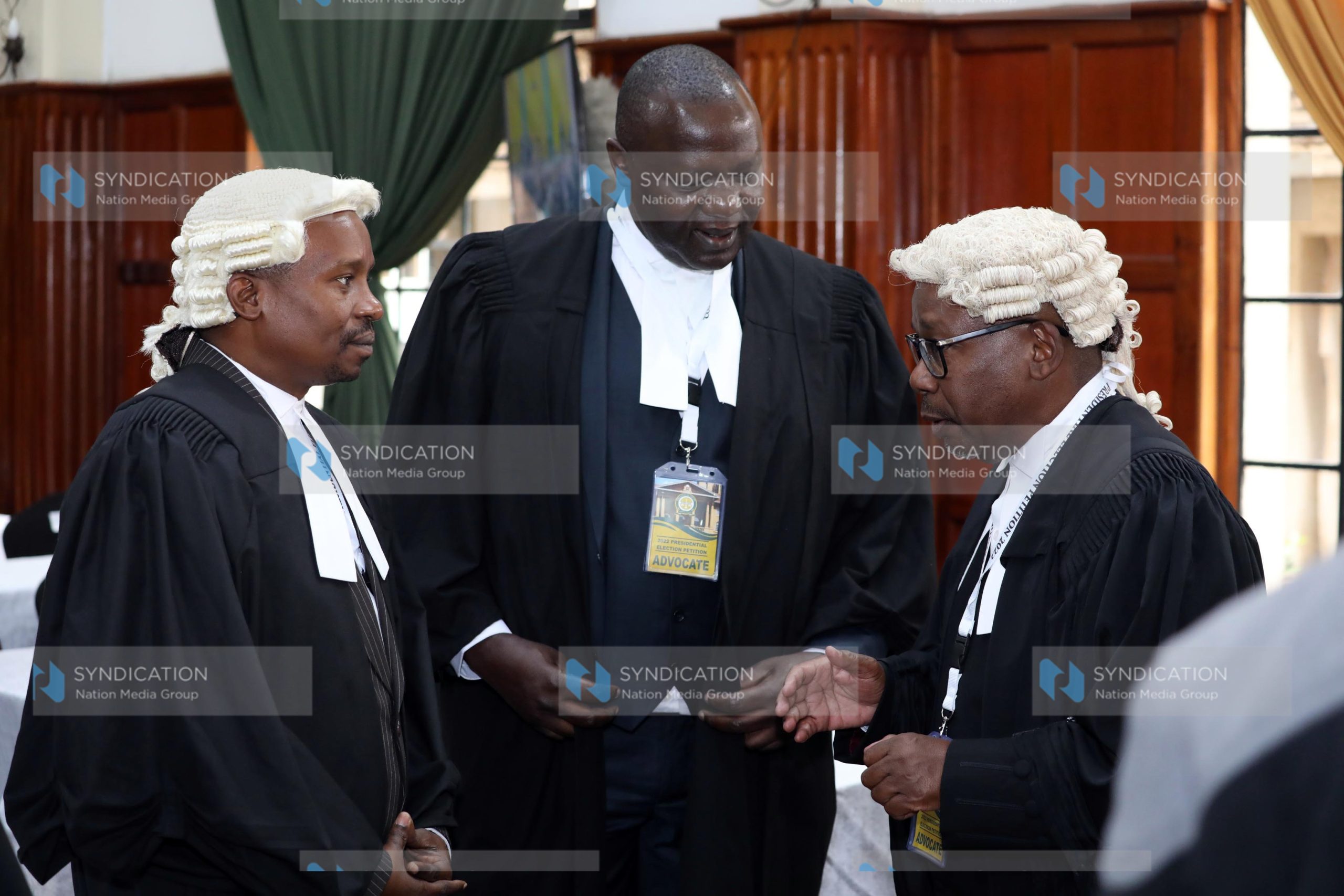 Senior Counsels Prof Githu Muigai Prof Tom Ojienda and Prof Kithure Kindiki