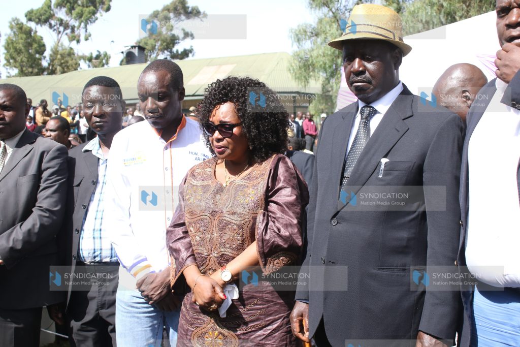 Burial of Col (RTD) Henry Kathurima at his home