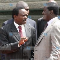 Vice president Kalonzo Musyoka and Prime Minister Raila Odinga
