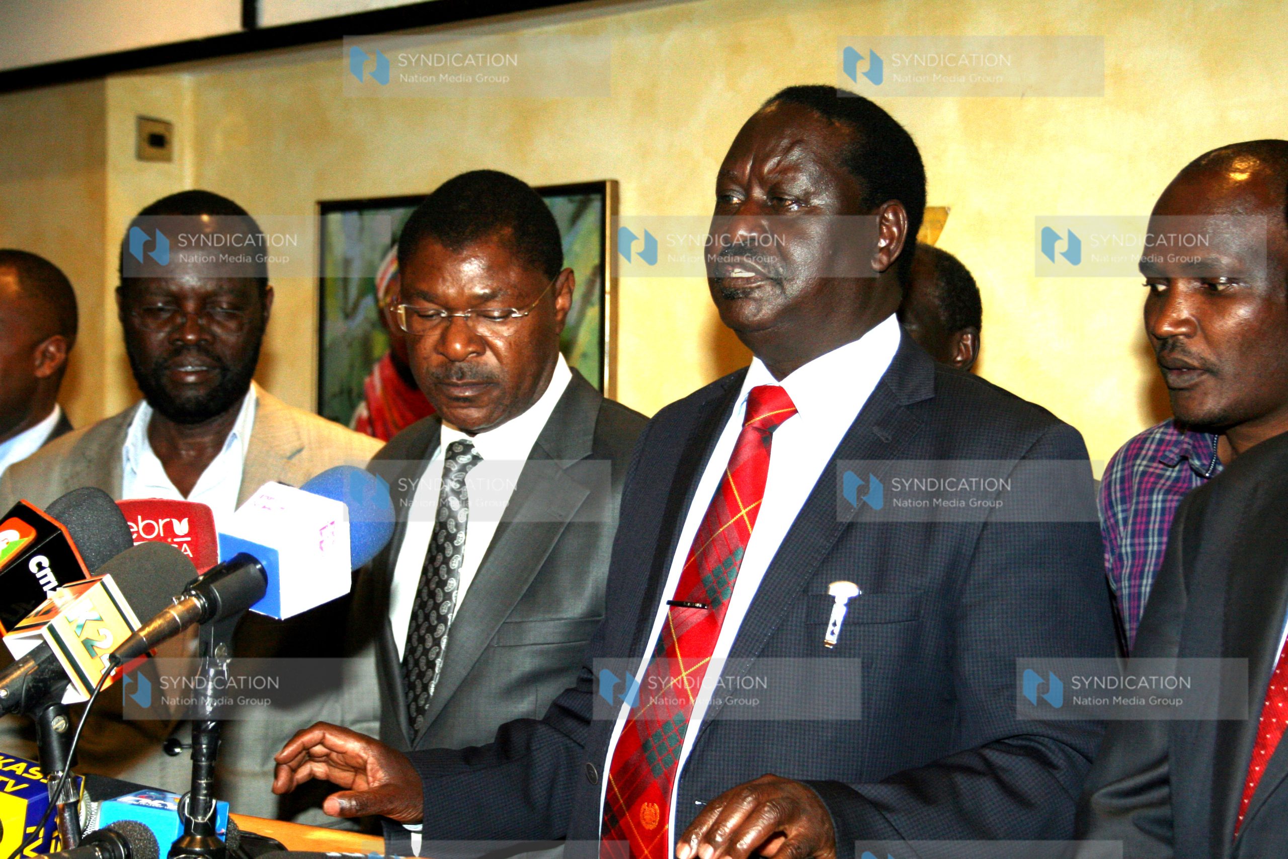 CORD leader Raila Odinga delivers his state of the nation address