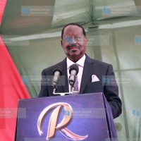 Azimio Leader, Raila Odinga addresses a press conference