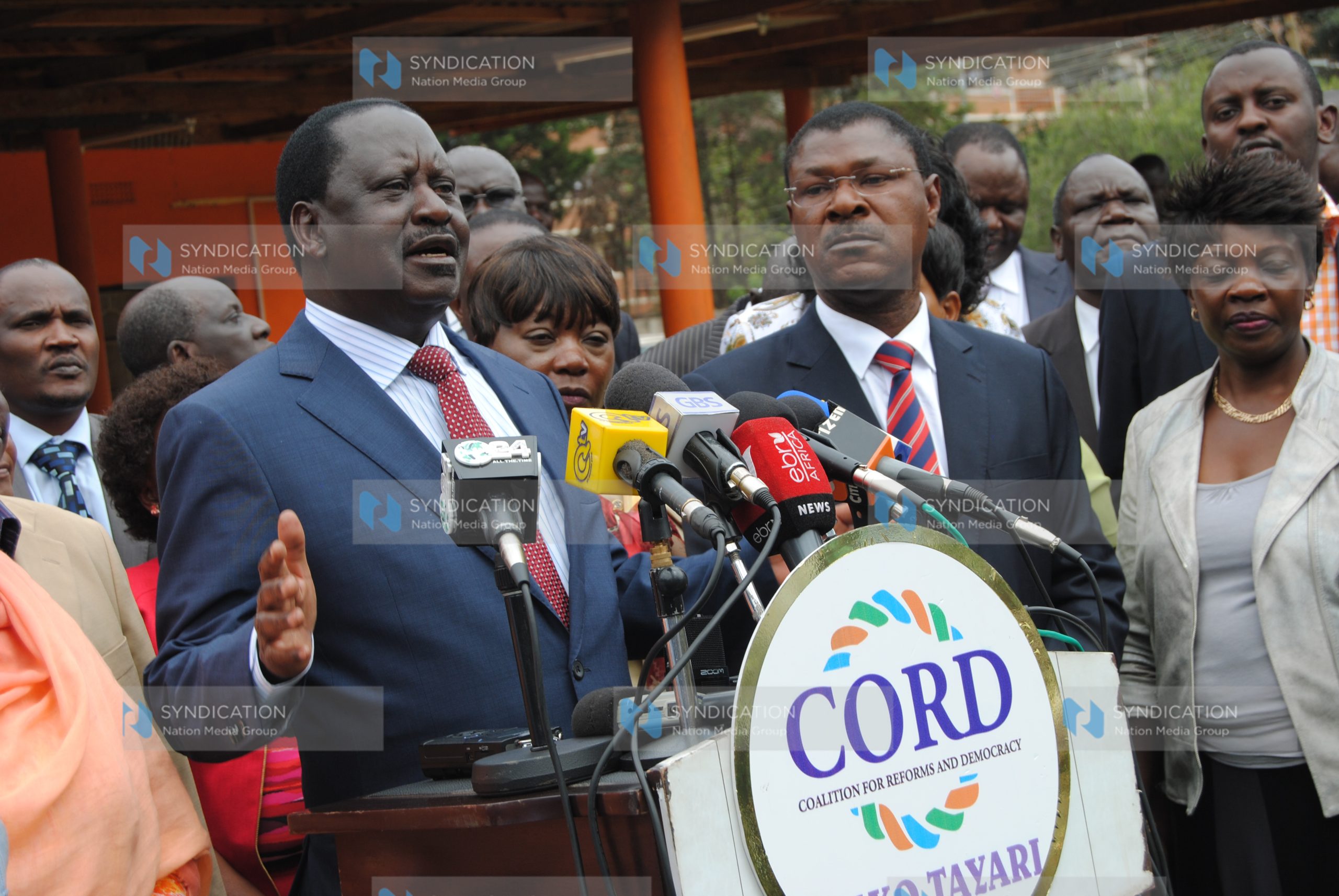 Press conference at Orange House Nairobi