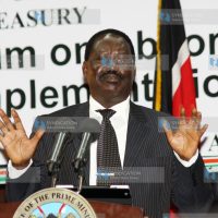 Prime Minister Raila Odinga speaks