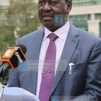 Raila Odinga hosts South African football investor Jomo Sono