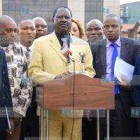 Raila Odinga meets with members of the Taita Taveta County Assembly