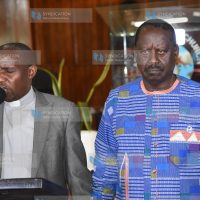 Azimio la Umoja presidential candidate Raila Odinga