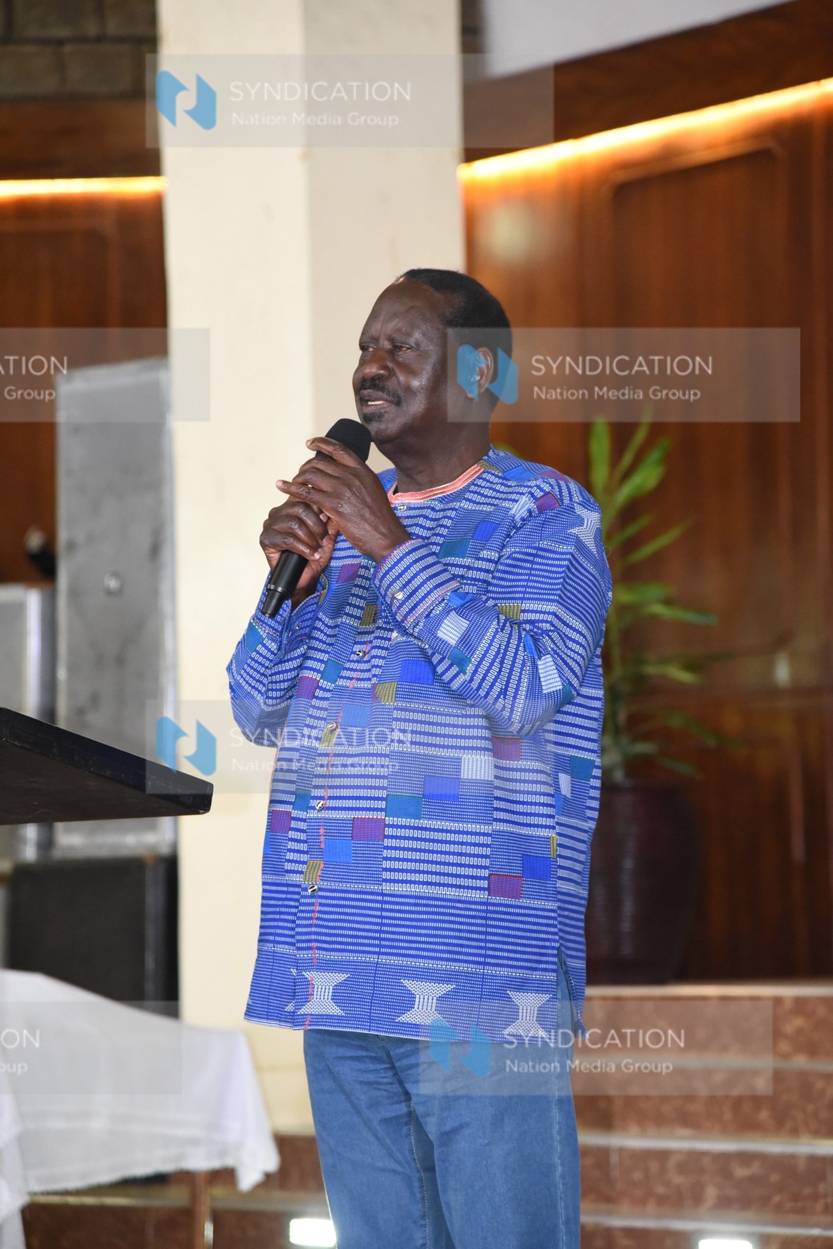 Azimio la Umoja presidential candidate Raila Odinga