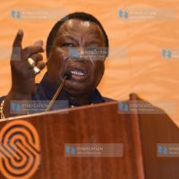 COTU Secretary General Francis Atwoli delivering his speech