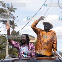 Political rally in Kibra.