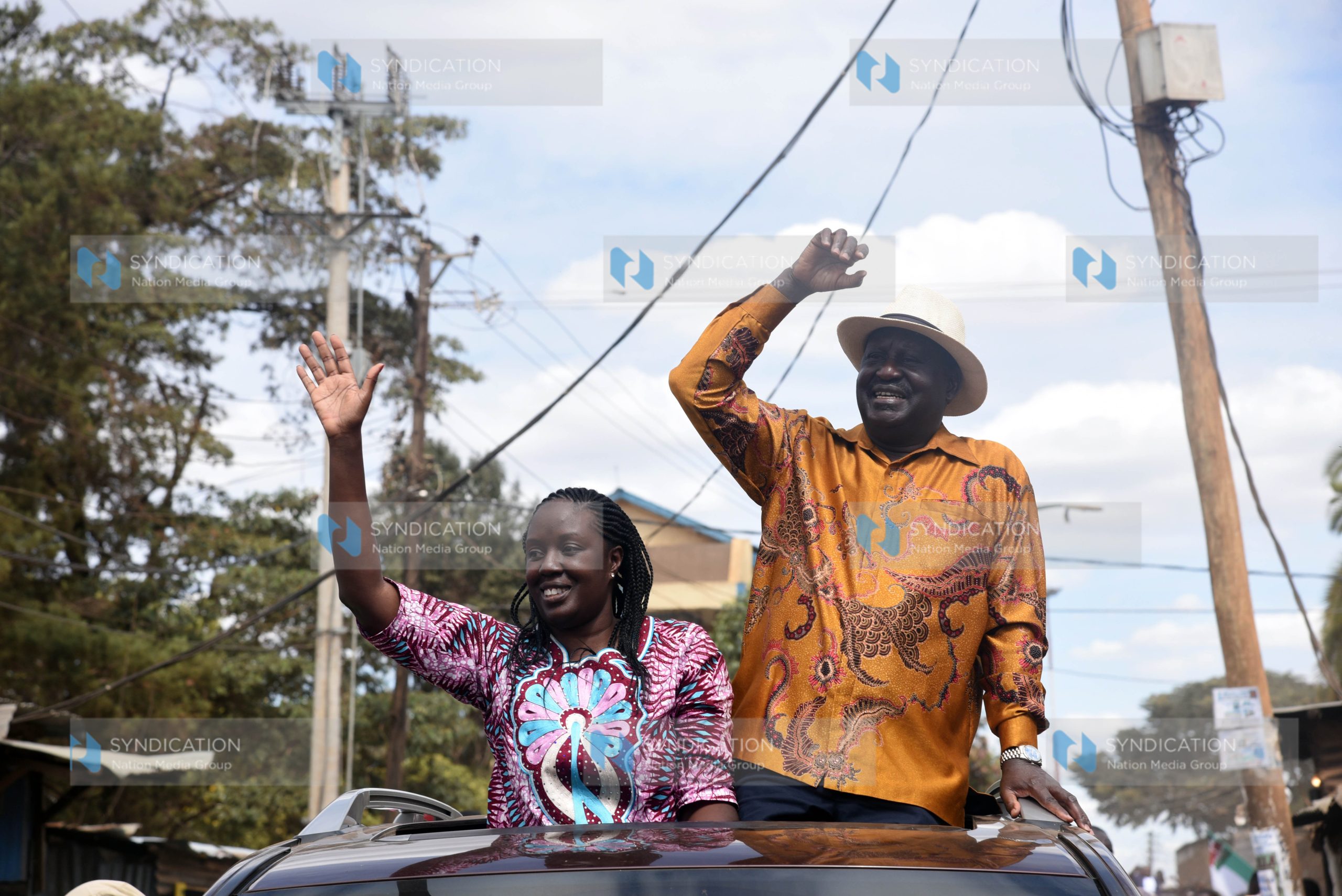 Political rally in Kibra.