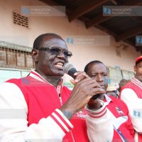 A rally at Kithaku market