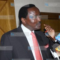Former Vice President Kalonzo Musyoka speaks at meeting on referendum issues