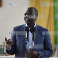 President William Ruto addressing during Sunday church service
