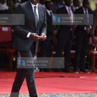 President William Ruto at the burial ceremony