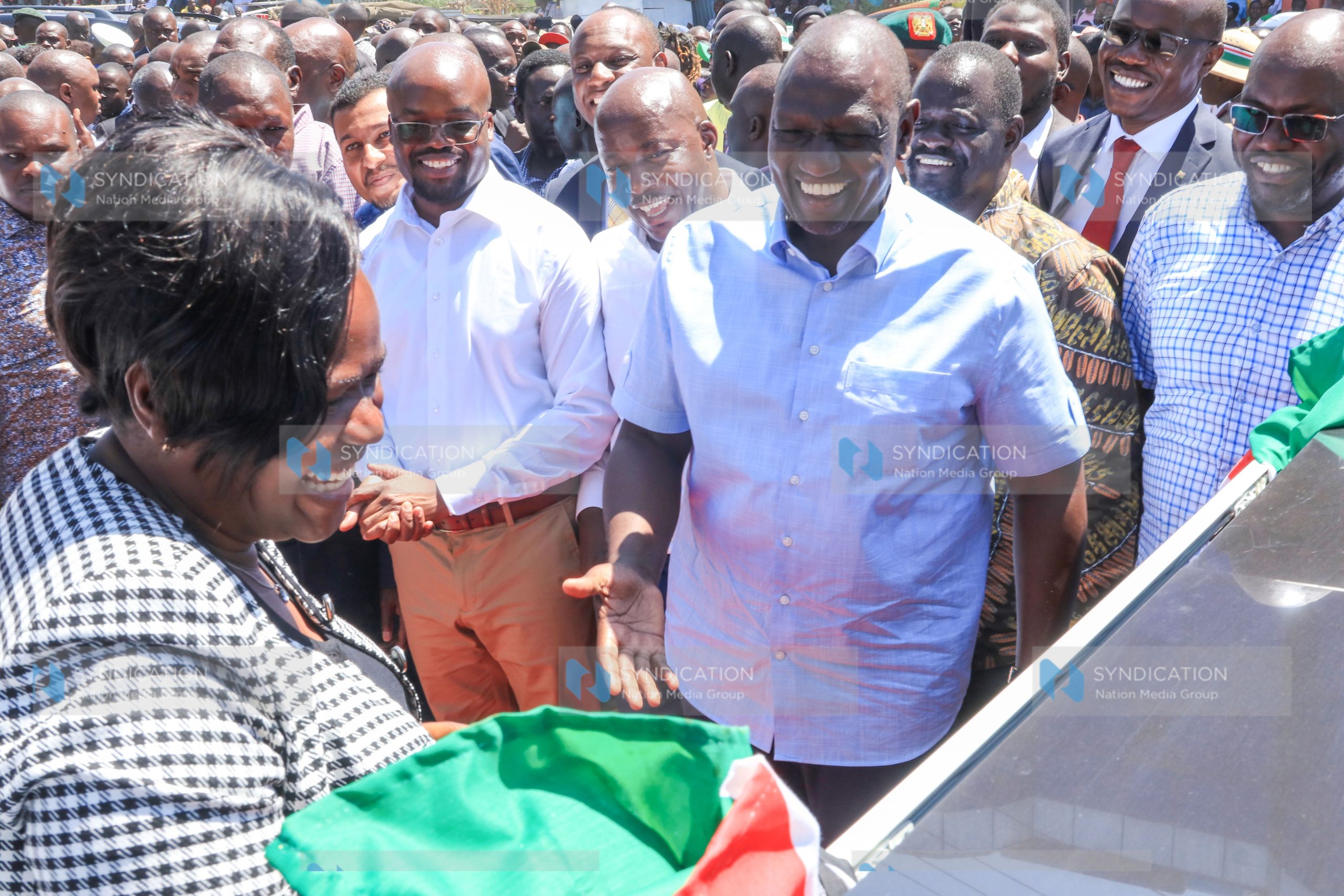 President William Ruto and Homabay Governor Gladys Wanga