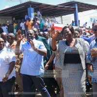 President William Ruto and Homabay Governor Gladys Wanga