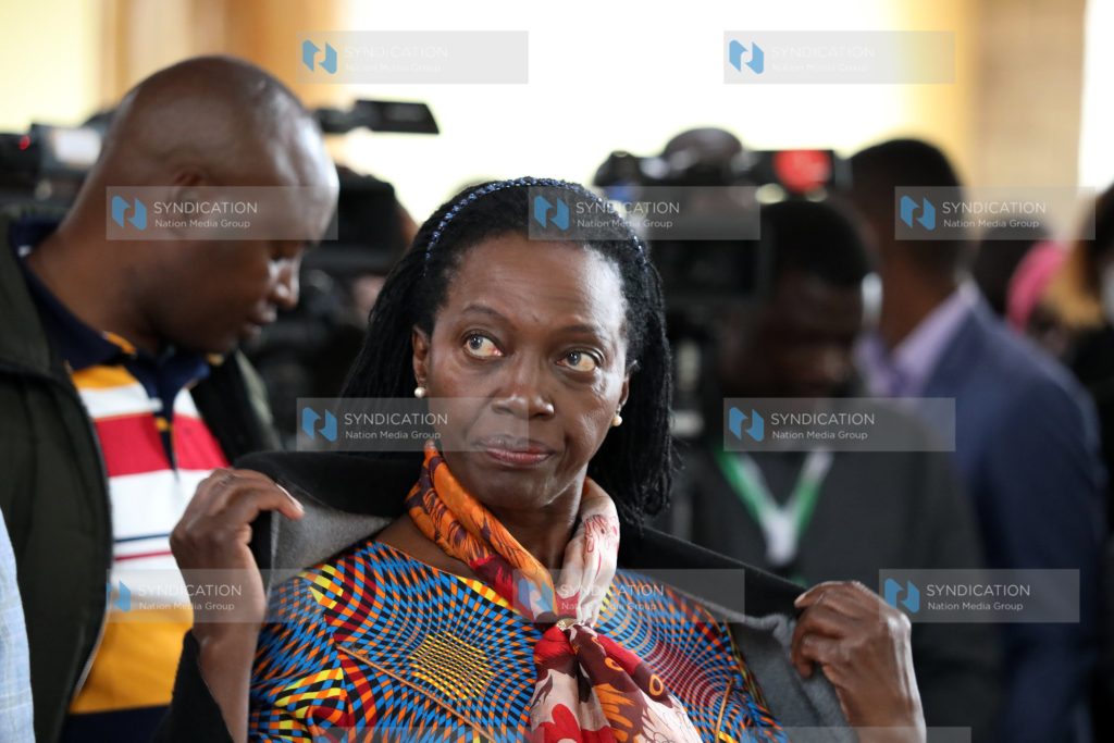 Azimio La Umoja One Kenya Party Presidential running mate Martha Karua