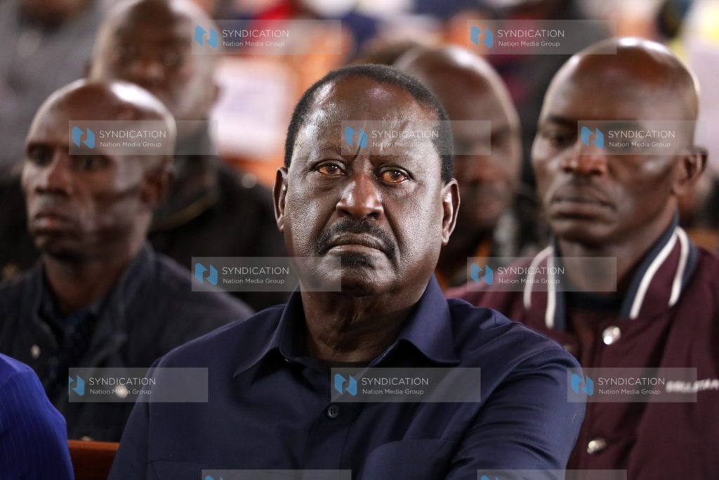 Azimio La Umoja One Kenya presidential candidate Raila Odinga