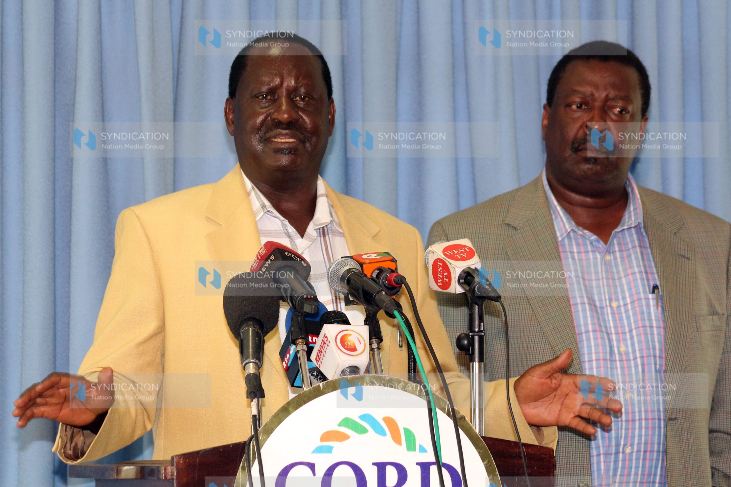 Press conference on jubilee party and IEBC laying ground for sham elections