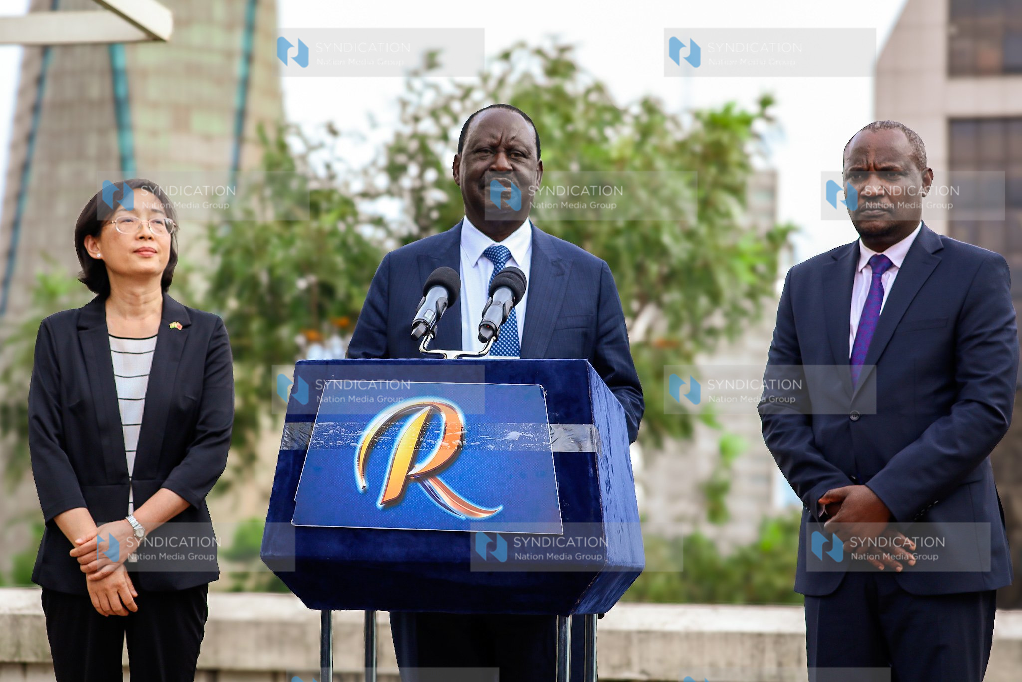 Press briefing at capitol hill square