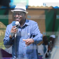 NASA leader Raila Odinga addresses mourners