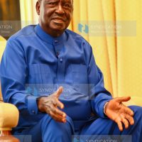 Former Prime Minister and ODM leader Raila Odinga