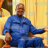 Former Prime Minister and ODM leader Raila Odinga