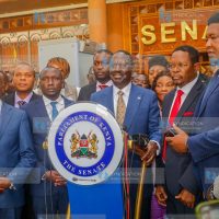 Orange Democratic Movement Paty leader Raila Odinga